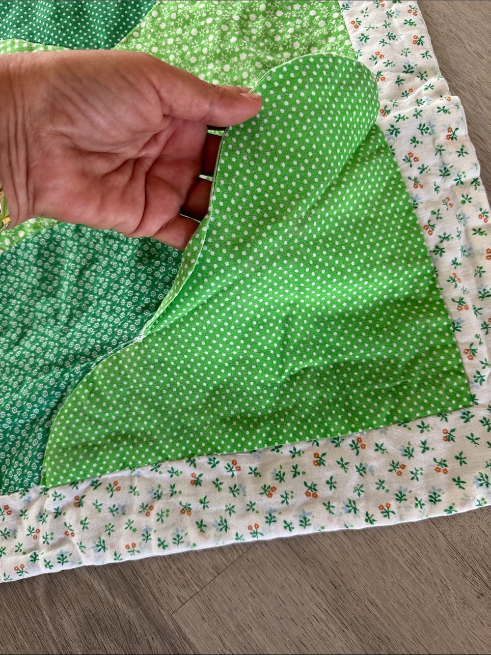 Vintage Quilted Bambi Crib Blanket w/ Corner Pocket Nursery Decor 30 X 43” - Picture 4 of 6